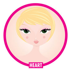 HEART/DIAMOND Hair Styles for Heart / Diamond Face Shape