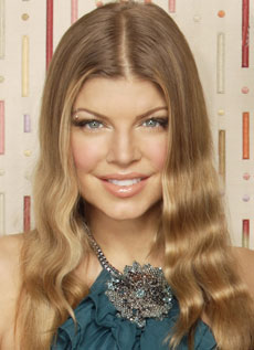 Fergie Hair Styles for Round Face Shape
