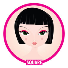 SQUARE Hair Styles for Square Face Shape